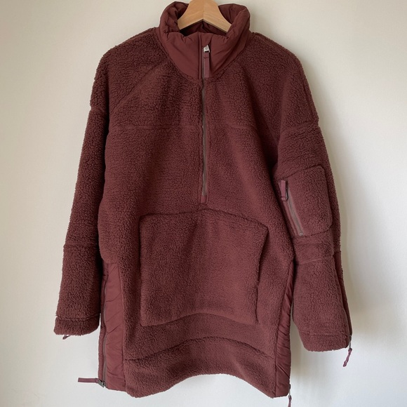 NEW Free People Viewpoint Midi Fleece Jacket - Picture 7 of 16
